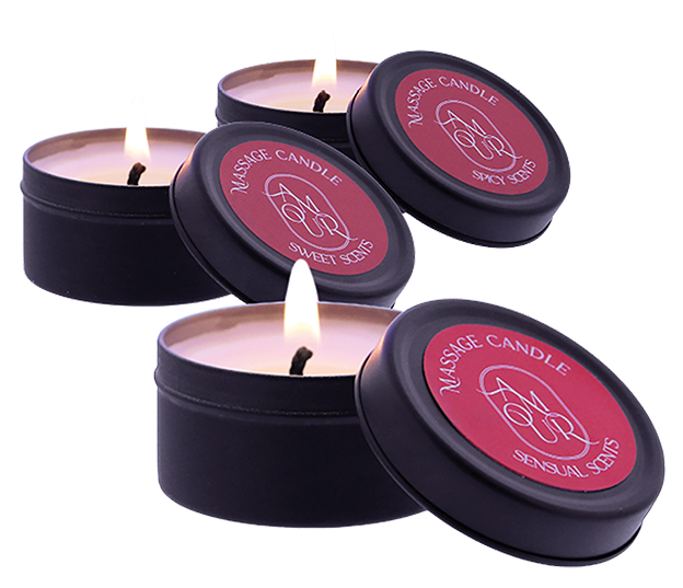 Amour Massage Candle - Set of 3 Scents